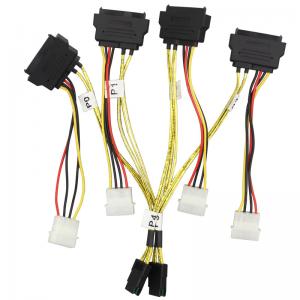 China Industrial Wire Harness Motherboard Hard Disk Data Micro Sata Power Cable on sale