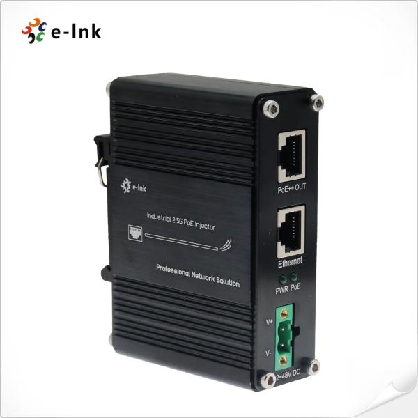 Buy Industrial 2.5G 95W 802.3bt PoE++ Injector (12~48VDC) at wholesale prices