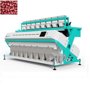 High Capacity Grain Peanut Color Sorter Blue White Color