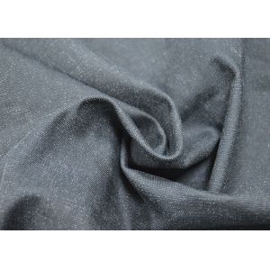Black Stone Washed Woven Cotton Canvas Excellent Softness And Flexibility
