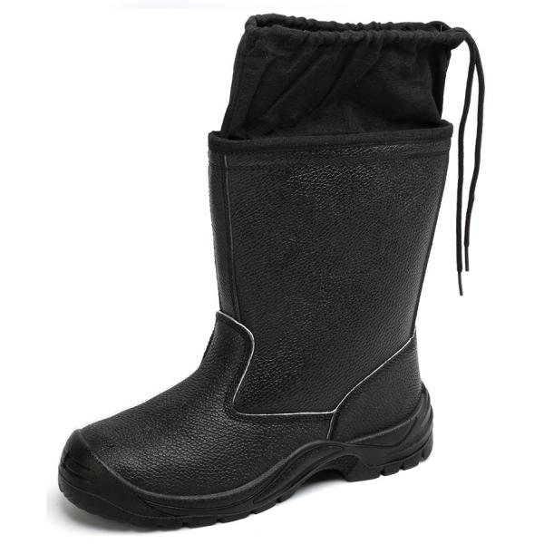 Kevlar Midsole Safety Shoes Cowhide Genuine Leather Work Boots with Steel Toe