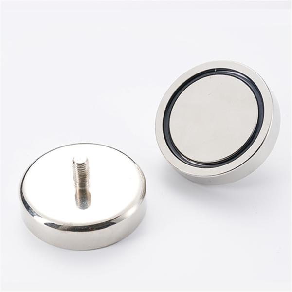 Strong Pulling Force Pot Round Magnet With External Screw Neodymium Rare Earth Magnets