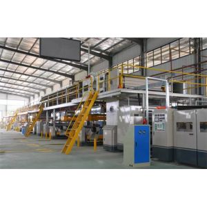 Cutting Length 300mm-9999mm 5 Ply Corrugated Cardboard Production Line with