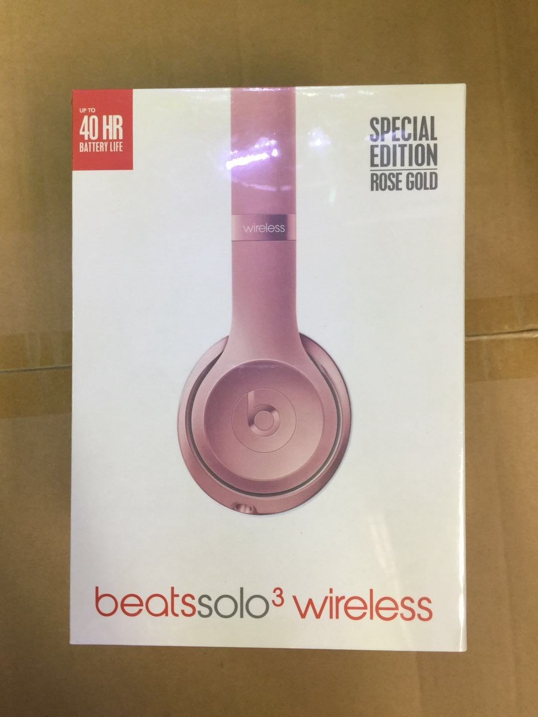 Quality Beats Solo 3 Wireless Headphones Special Edition - Rose gold for sale