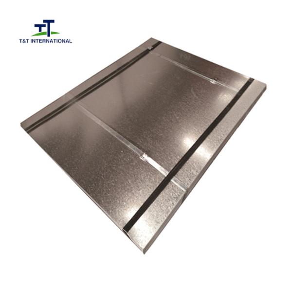 Buy Z60 / Z180 Galvanized Steel Sheet  Big Spangle Chromed Passivation Surface at wholesale prices