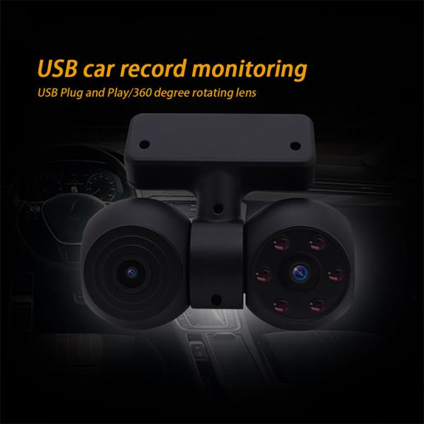Industrial USB Dash Camera 720p 5V USB Dual Camera Infrared Night Vision