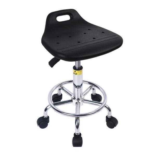 Buy PU Lab Antistatic Polyurethane Esd Safe Office Chair Laboratory Ergonomic Design at wholesale prices