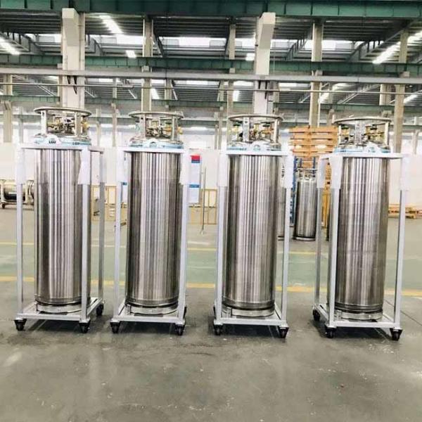 Buy Liquid Argon Cryogenic Dewar Cylinder Oxygen , 175l Low Pressure Liquid Nitrogen Tank at wholesale prices