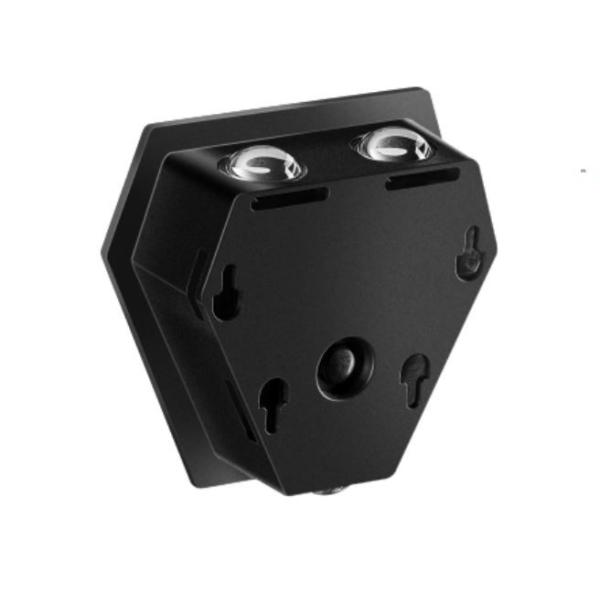 Buy RGB Black Solar Wall Up Down Light ABS IP54 6500K at wholesale prices