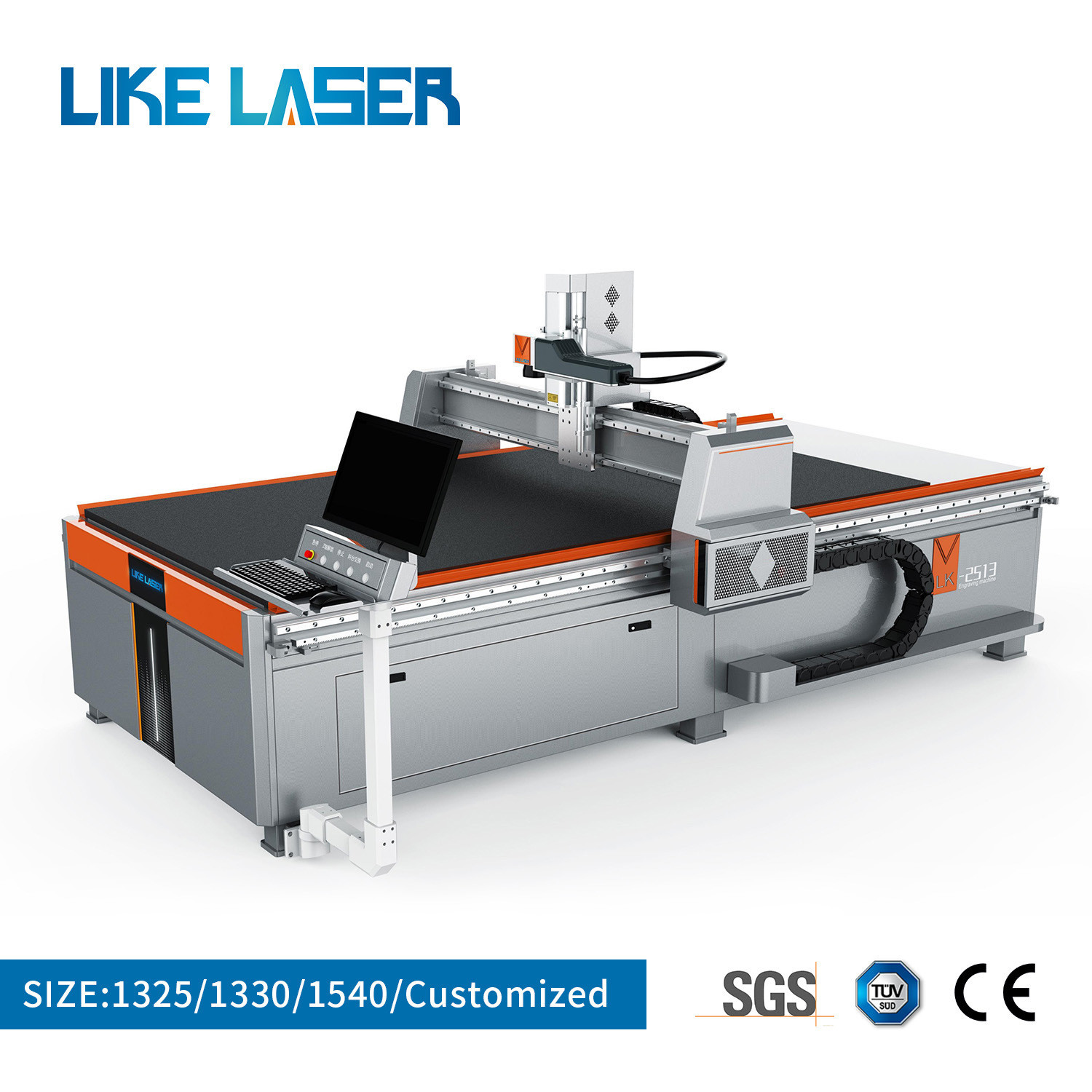 Second Hand Air Cooling Five Axis Linkage Laser Engraving Machine for LED Mirror