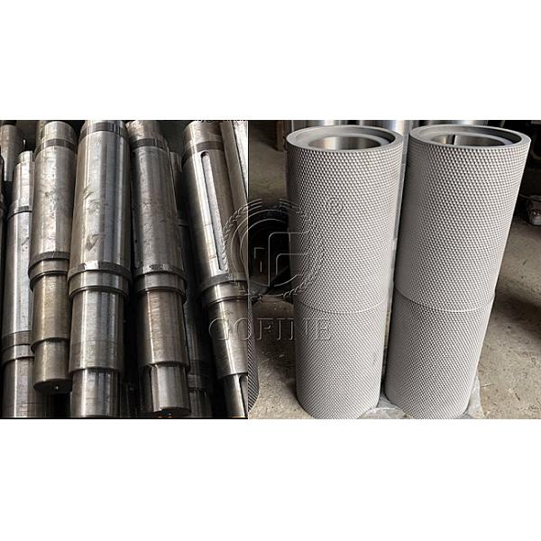 1-2T/H Producing Capacity Double Roller Fertilizer Granulator With 300x150mm Rollers