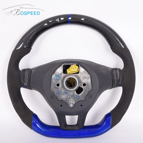 Racing Car Blue Carbon Golf 7 Gti Steering Wheel 2022 New Custom 35cm