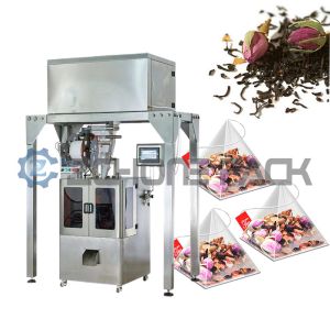 Accurate Customized Triangle Tea Bag Packing Machine Ultrasonic Sealing