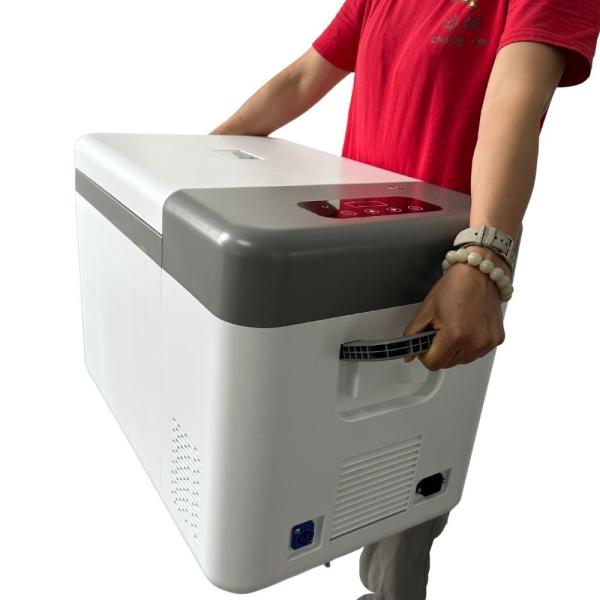 Solar Mini Freezer Portable -25C to -45C Temperature 25L Volume for Ultra Low