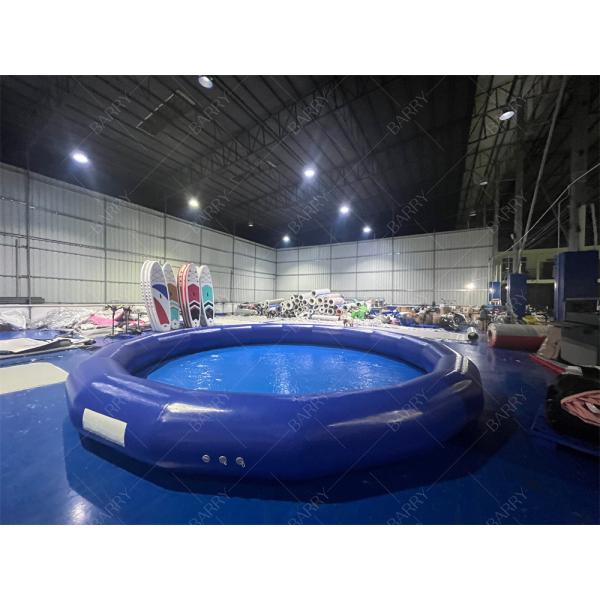 Round Small Blue Great Fun Summer Kids Inflatable Pool For Paddle Boats Water