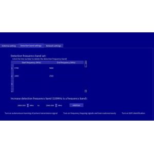 UAV-J2020 Series 160MHz 230W Spectrum Detection Counter UAV System