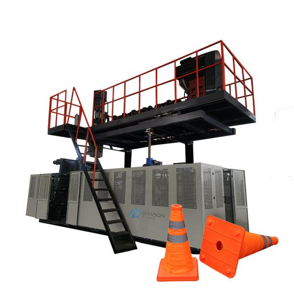 Buy Roadblock Extrusion Blow Molding Machine Barrel Plastic Blowing Machine at wholesale prices