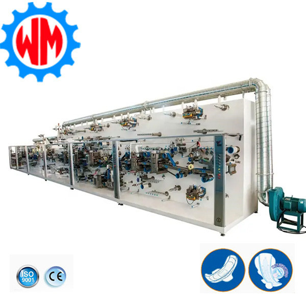High Speed Stable 1200PCS/Minute Sanitary Napkin Making Machine with CE