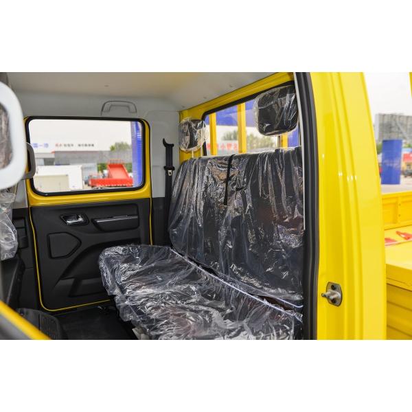 Truck Bed Box Foton Small Lorry Truck Double Row 5 Seats Cabin Gasoline Engine 6 Tirs LHD