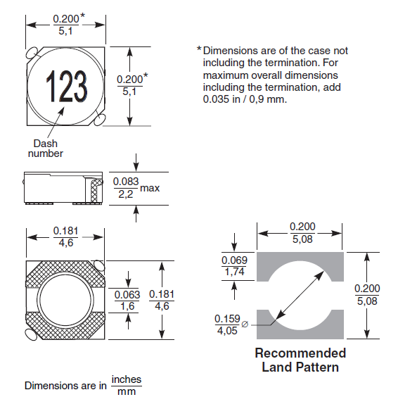 5.1*5.1*2.2mm MSS5121-222ML_ Low profile shielded power inductors