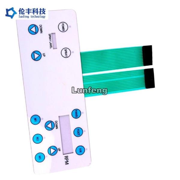 Industrial Grade Waterproof Membrane Keypad with 1 Million Times Key Life and