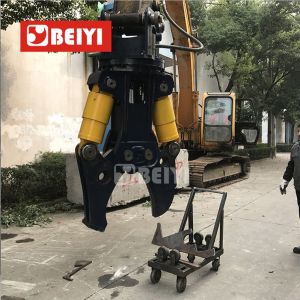 BYDS650RT Double cylinder Hydraulic scrap metal shears for 20-30T excavator used