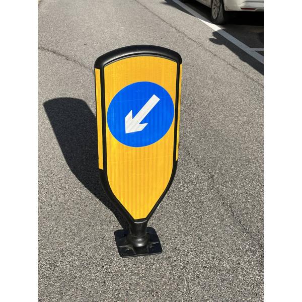 Road Safety Warning Reflective Traffic Sign Delineator Board Lane Separator Divider