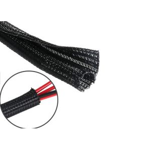 VW-1 Flammability PET Braided Cable Wrap Sleeving