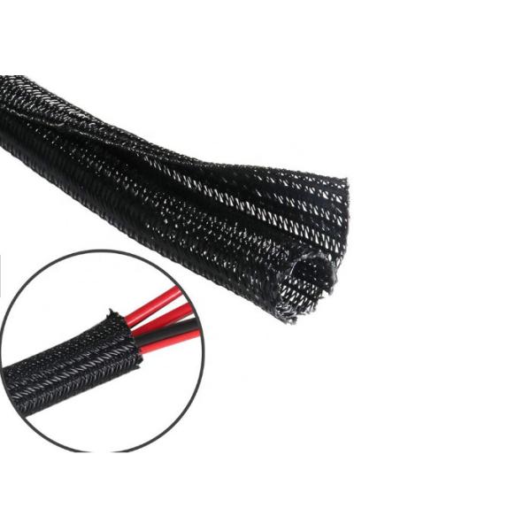 Buy VW-1 Flammability PET Braided Cable Wrap Sleeving at wholesale prices