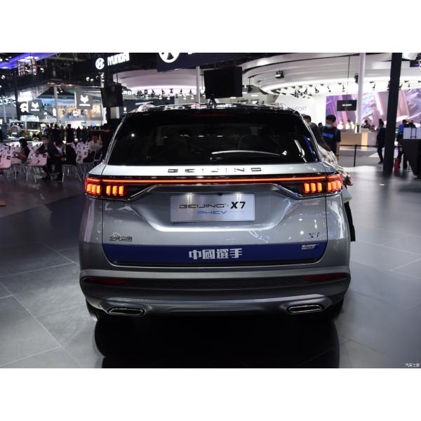 124KW Total Motor Power Baic Beijing X7 PHEV Plug in Hybrid SUV Car with Left Drive