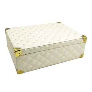 Impervious PU Leather Makeup Box Luxury Packaging Auger Cases
