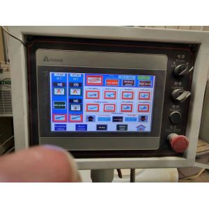 PUR Wood Edge Banding Machine with double glue tanks and double buffing