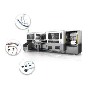 Terminal Insertion Wire Harness Machine 10KW IPC Drive Double end