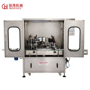 PLC Touch Screen Controlled Automatic Syrup Filling Capping Machine for Liquid