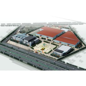Prefabricated Steel Q355B Commercial Building for Supermarkets