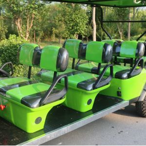 72V Hunter Custom Electric Golf Carts Eight Passenger 850KG Weight