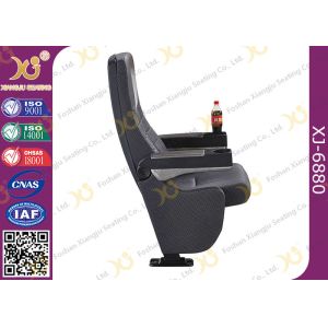 Grey Longer Back Movie Chair Furniture / Cinema Theatre Seats