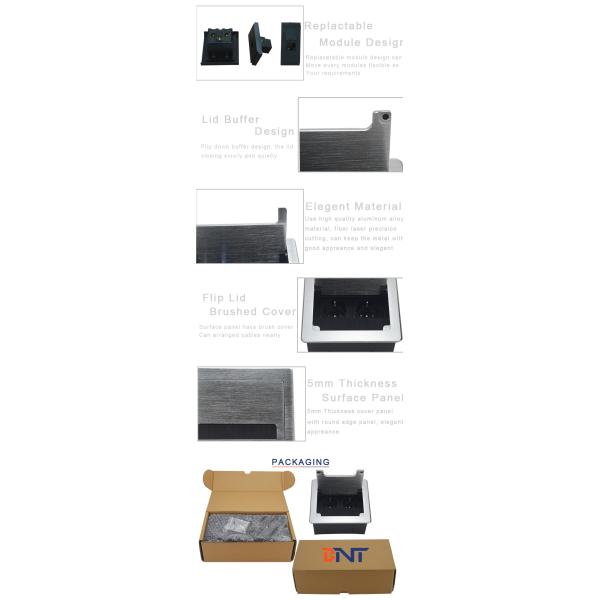 Factory new design brush cover power socket for commercial/Home