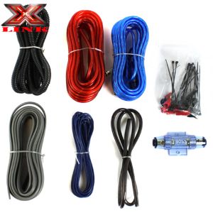 12V DC Voltage PVC Jacket Cca Awg 4 Ga Amplifier Installation Wiring Kit and