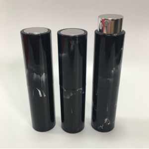 Plastic Injection Marble Pattern Refillable Perfume Bottle Customized Color 8ml