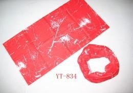 Quality Multifunctional Bandana (YT-834) with Red &amp; white Lightning Design for sale