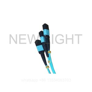 PVC Jacket 50/125um 3.0mm Cable MM MPO Breakout Fibers