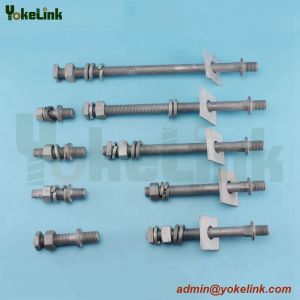 Steel crossarm DF19M Insulator Stud for line post