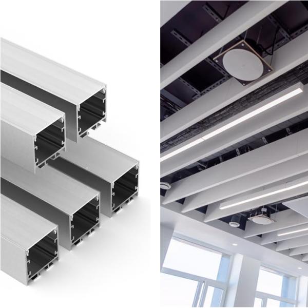 Buy 35*35mm LED Strip Aluminium Profile Hoisting Led Strip Light at wholesale prices