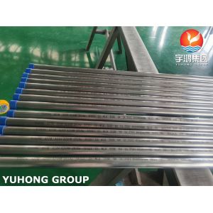 ASTM A249 TP321 Austenitic Stainless Steel Welded Condenser Tubes