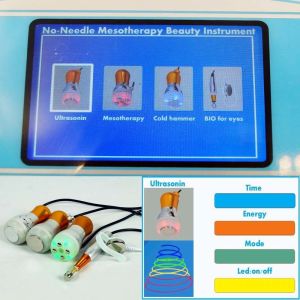 5 In 1 Eye Mesotherapy No Needle Machine / Ultrasonic Beauty Machine