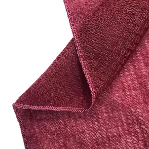 2022 New Arrivals Plain Jacquard Muslim Scarf Women Hijab Solid Color Diamond Check Water Ripple Cotton Voile square Scarf