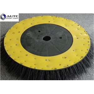 PP Nylon Steel Wire Road Sweeper Brush Dulevo 5000 Street Round Roller Main Side