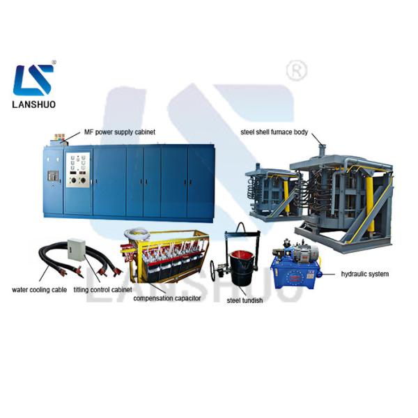 Buy Industrial Steel Shell Industrial Metal Melting Furnace at wholesale prices