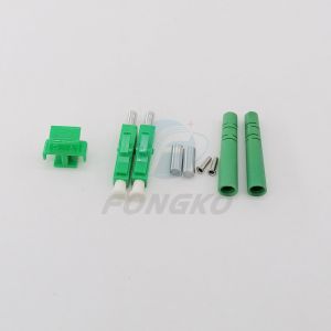 OEM Lc Fiber Optical Connector Kit Single Mode Duplex 3.0mm APC Fiber Optic
